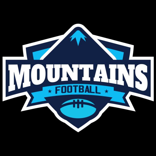 Mountains Football logo template Thumbnail